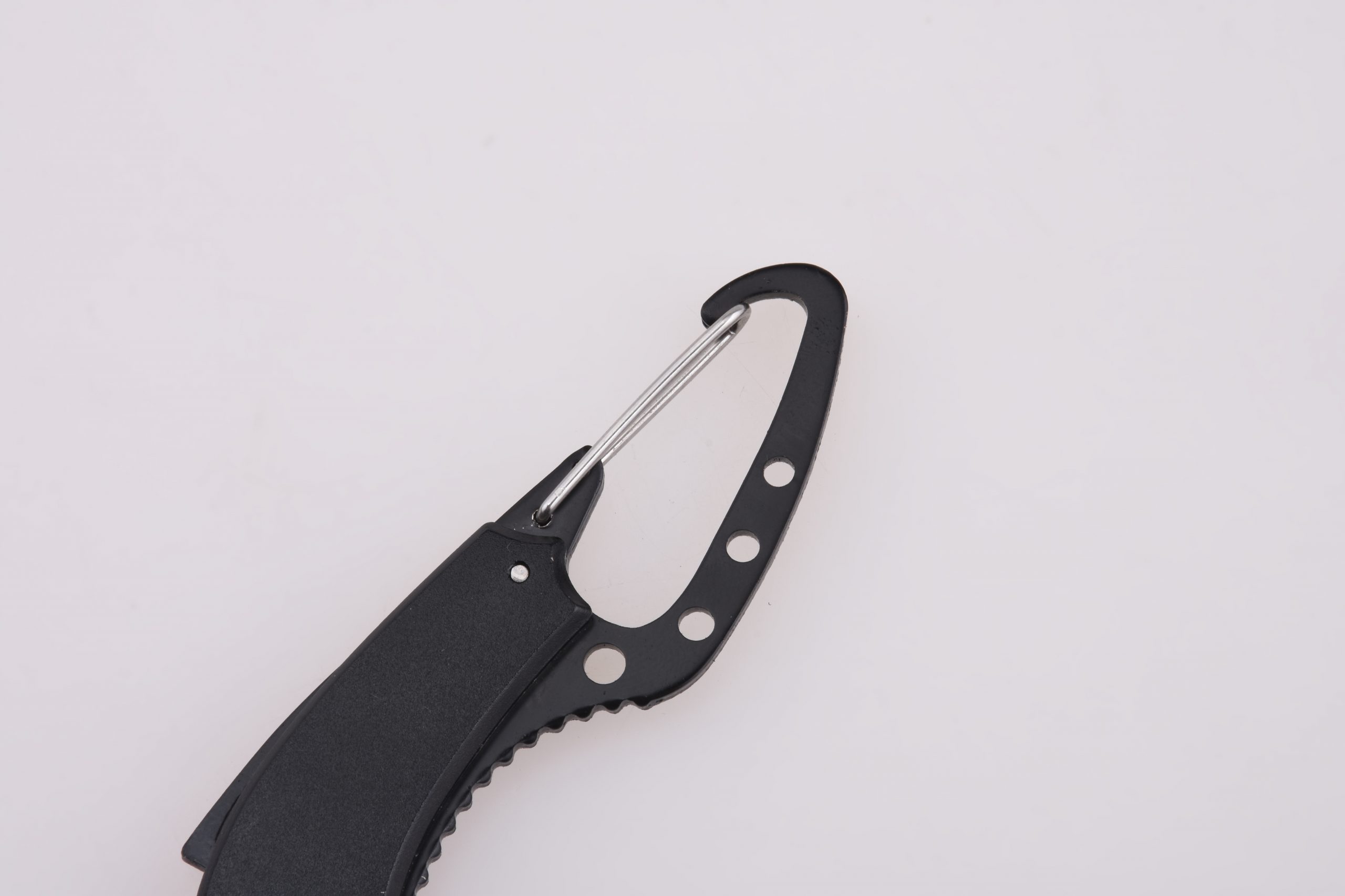 Mosquetón OEM 2 en 1, herramienta portátil, hoja pequeña, mango de aluminio multicolor, JLD-002