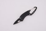 OEM carabiner 2 in 1 portable tool small blade multi color Aluminum handle JLD-002