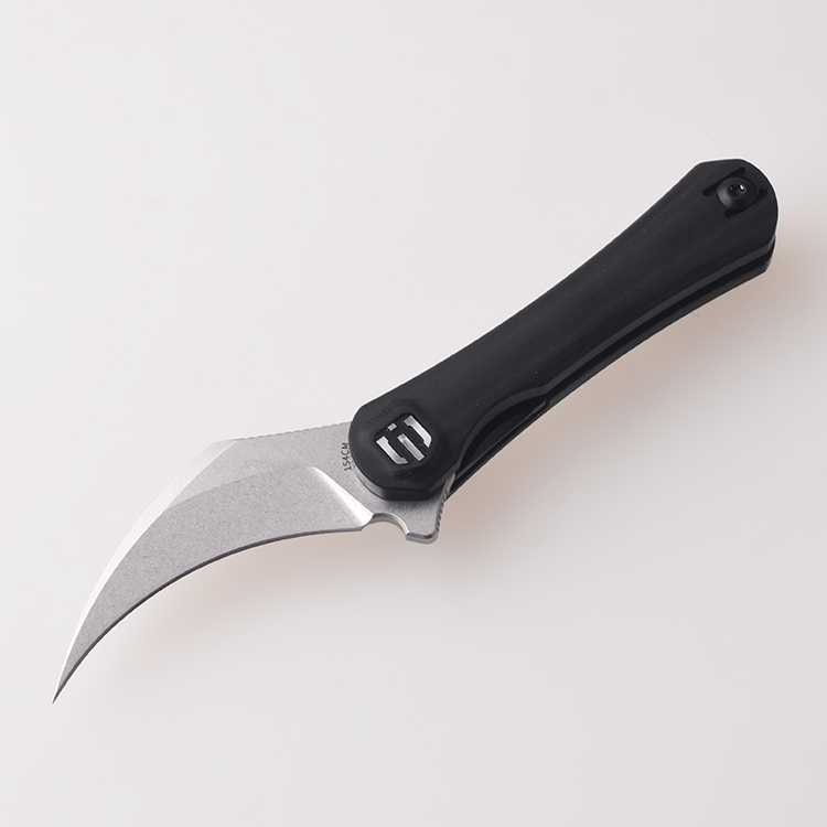 Shieldon EDC knife, DC01A Scythe, 154CM blade, G10 at Micarta handle, nested liner lock, disenyo ng DC Blades (USA)