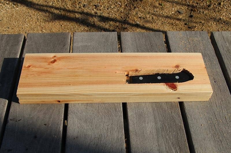 [custom camping cutting board] Let&#8217;s custom your own cutting board that can also store kitchen knife!, Shieldon