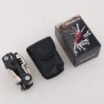 Großhandel EDC 22 in 1 multifunktionales abnehmbares Fahrradreparaturwerkzeug aus Kunststoff im Freien MC-PL-133A