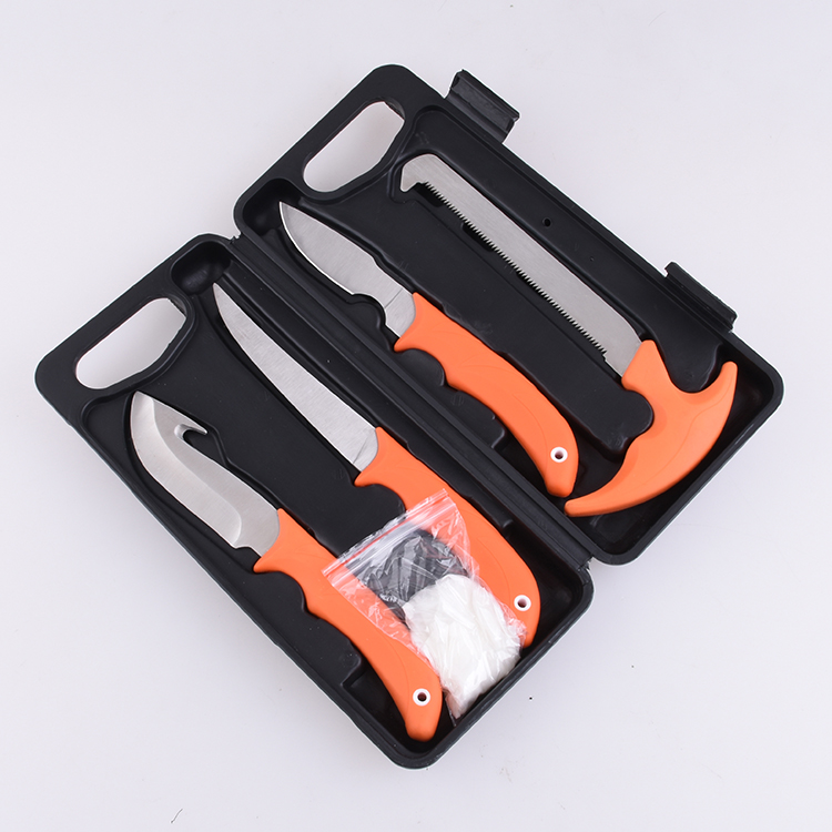 OEM memancing set 7 fungsi dalam 1 kotak plastik 3 pisau melihat sarung tangan outdoor kebutuhan kit ZY-FKS12