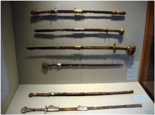 Archeology of the Origin of Japanese Cold Weapons Manufacturing, Shieldon