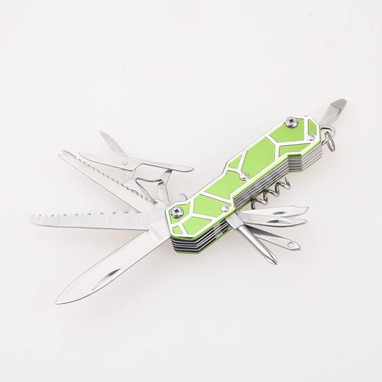 OEM 15 en 1 couteau militaire couleur aluminium différente poignée cadeau présent utilisation extérieure HF-KO5011AL2-1