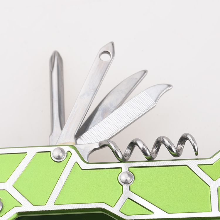 OEM 15 en 1 couteau militaire couleur aluminium différente poignée cadeau présent utilisation extérieure HF-KO5011AL2-1