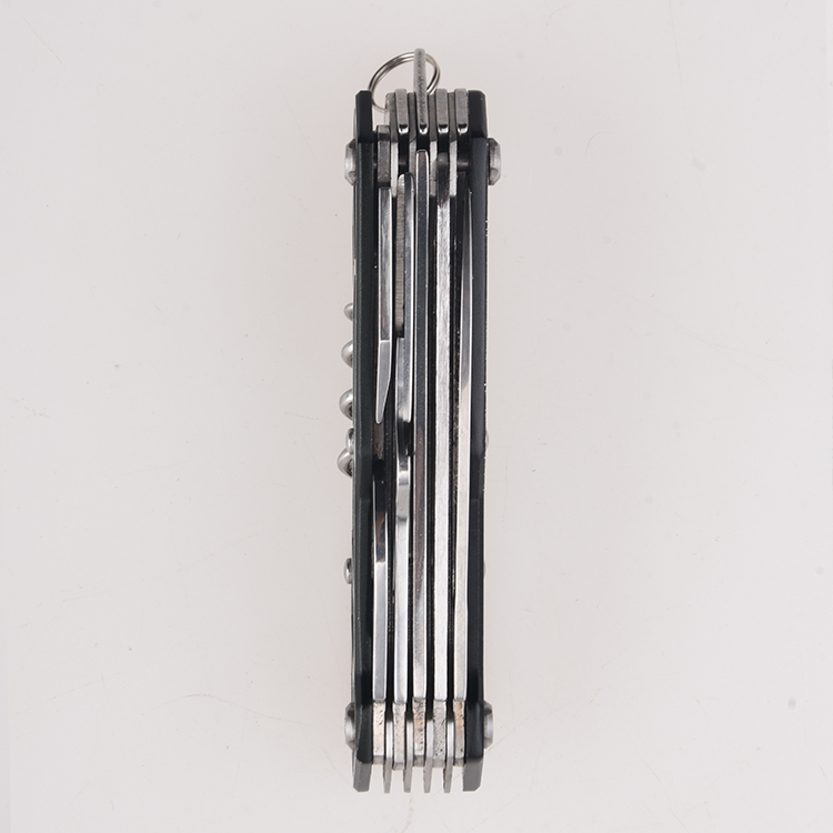 OEM 15 in 1 coltellino color alluminio manico vintage EDC strumento esterno HF-KO5011AL2-2
