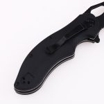 OEM EDC 7Cr17 лезвие G10 ручка стальной шарикоподшипник флиппер отверстие быстро открытый складной нож LS-2564