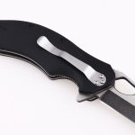 OEM EDC 7Cr17 blade G10 handle steel ball bearing flipper hole fast open folding knife LS-2564-A
