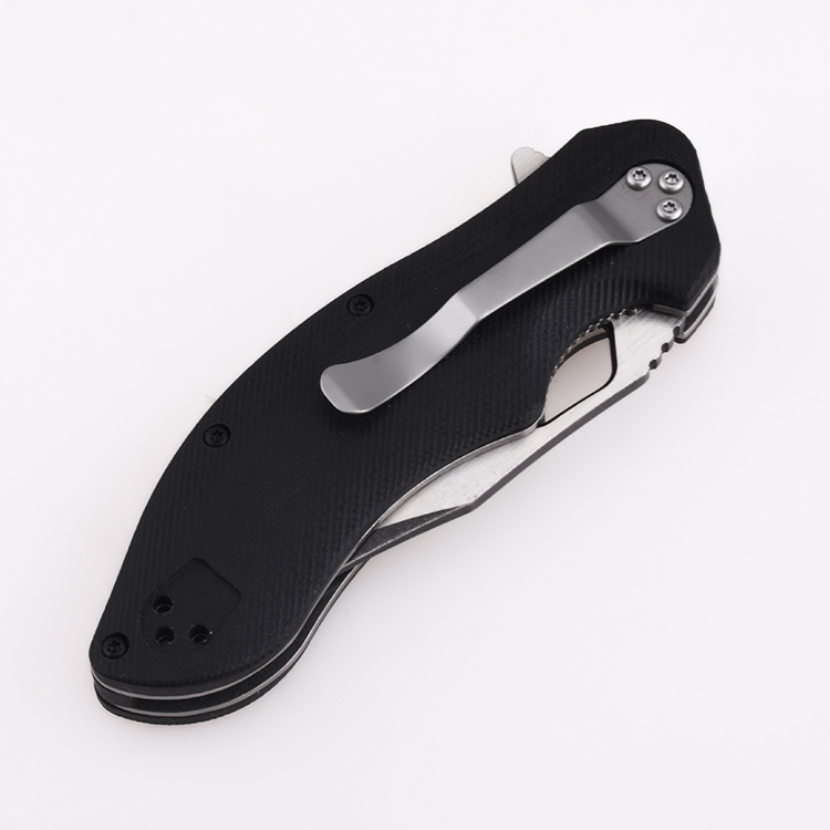 OEM EDC 7Cr17 лезвие G10 ручка стальной шарикоподшипник флиппер отверстие быстро открытый складной нож LS-2564-A