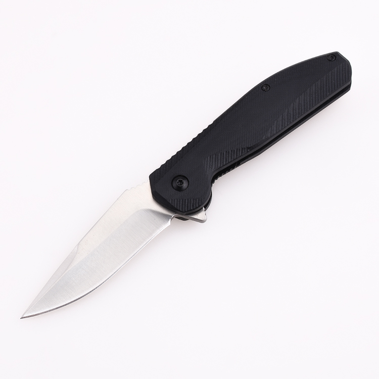 Складные ножи OEM 7Cr17 лезвие G10 рукоять стальной вложенный вкладыш замок флиппер открытый EDC LS-2565