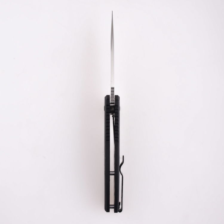 Facas dobráveis OEM 7Cr17 lâmina G10 cabo de aço aninhado liner lock flipper aberto EDC LS-2565