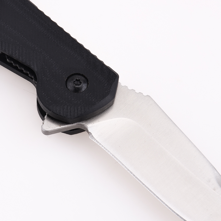 OEM folding knives 7Cr17 blade G10 handle steel nested liner lock flipper open EDC LS-2565