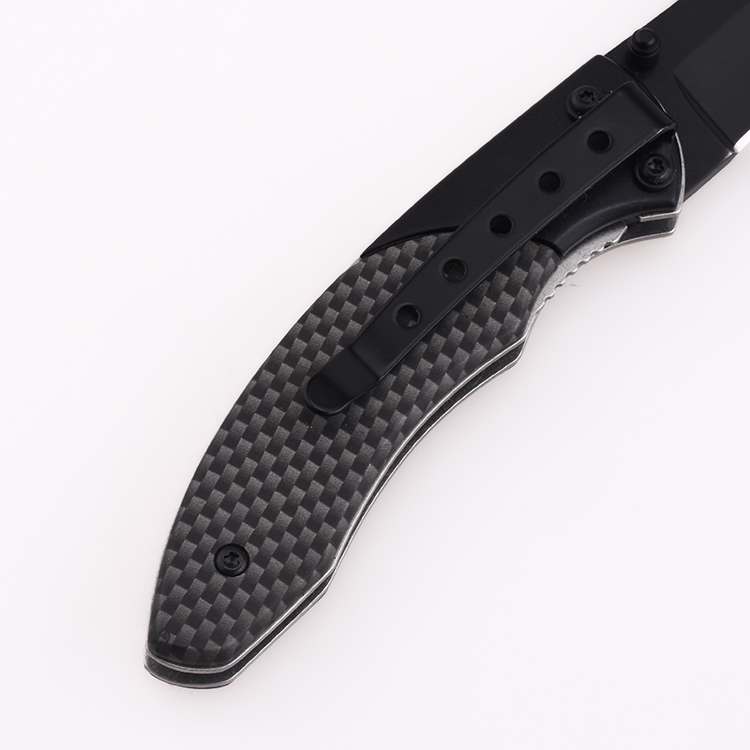 Складные ножи OEM лезвие 3Cr с алюминиевым покрытием ручка с чернением на открытом воздухе EDC LS-2566