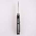 Facas dobráveis OEM 5Cr lâmina de cetim cabo de alumínio anodizado rolamento de esferas de aço abertura rápida LS-2568