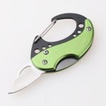 OEM лезвие с замком Canabiner, мини-нож, многоцветный подарочный набор, кольцо для ключей, анодированный алюминий, JLD-KC20B