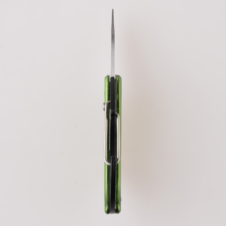 OEM Canabiner hoja de bloqueo mini cuchillo juego de regalo multicolor llavero aluminio anodizado JLD-KC20B