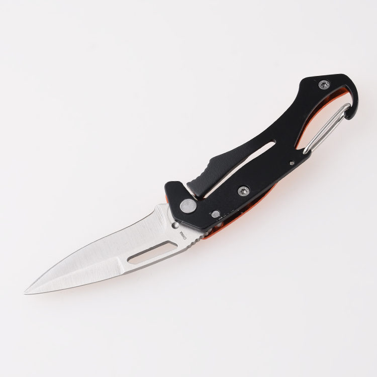 OEM Canabiner liner lock knife set market campaign gift portable small blade key hole JLD-KC30