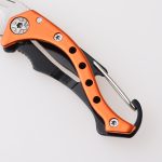 OEM Canabiner liner lock cuchillo conjunto campaña de mercado regalo portátil hoja pequeña llave agujero JLD-KC30