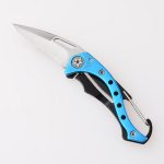 OEM Canabiner coltello manico in alluminio anodizzato lama portatile clip chiave esterna JLD-KC30