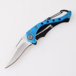 OEM Canabiner coltello manico in alluminio anodizzato lama portatile clip chiave esterna JLD-KC30