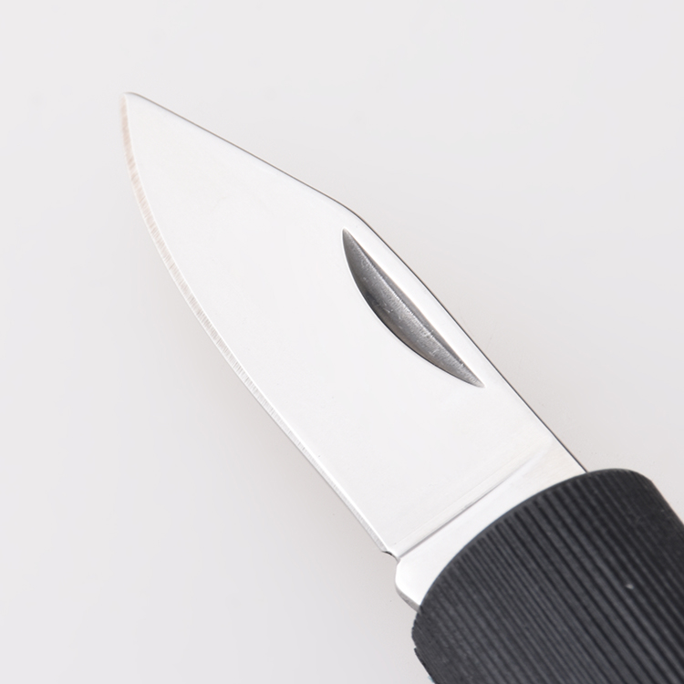 OEM cuchillo plegable mini marca de uñas hoja de junta deslizante bala mango de plástico juego de regalo JLD-212M