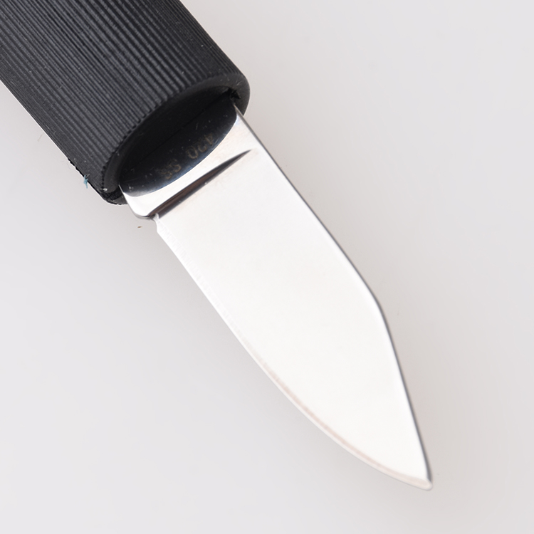 OEM cuchillo plegable mini marca de uñas hoja de junta deslizante bala mango de plástico juego de regalo JLD-212M