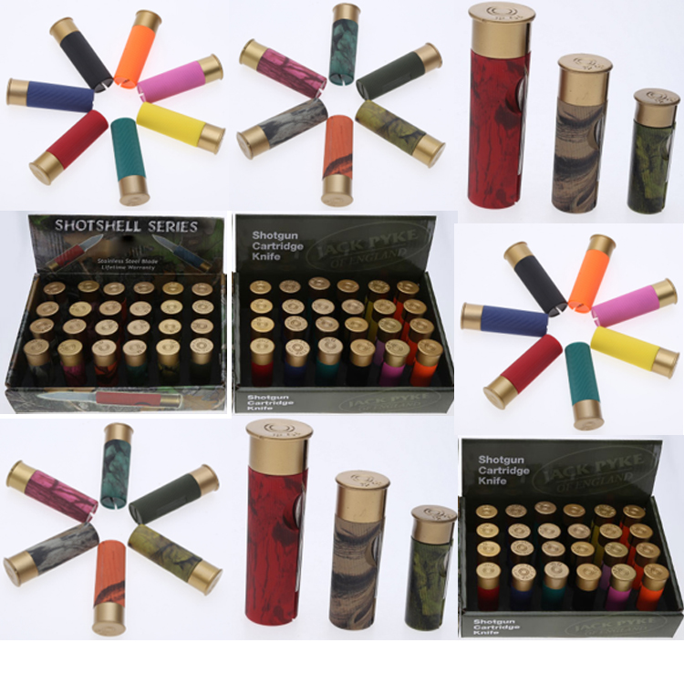 OEM cuchillo plegable mini marca de uñas hoja de junta deslizante bala mango de plástico juego de regalo JLD-212M