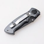 Складной нож OEM, черненое лезвие, камуфляжная оболочка, ручка, шпилька для большого пальца, открытая JLD-YJ109