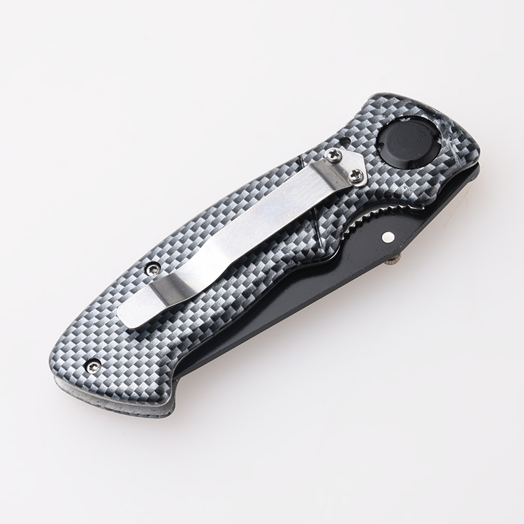 Складной нож OEM, черненое лезвие, камуфляжная оболочка, ручка, шпилька для большого пальца, открытая JLD-YJ109