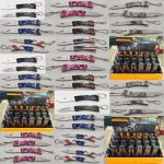 Set di coltelli pieghevoli OEM mini portachiavi portatile lockback con marchio di fabbrica JLD-YK722