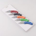 Набор складных ножей OEM, портативная пластиковая ручка, многоцветные фигурки, бесплатная комбинация JLD-YK733