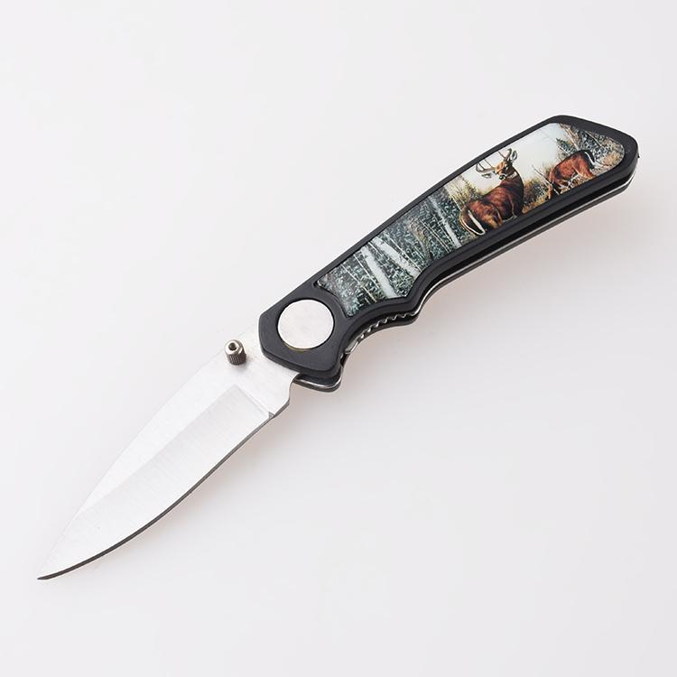 OEM Folding knife set wildlike small pocket knives decoration optional handle figures JLD-C-003