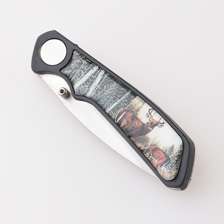 OEM Folding knife set wildlike small pocket knives decoration optional handle figures JLD-C-003