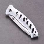 Coltelli pieghevoli OEM lama seghettata manico in alluminio scheletrato opzione multi-grafica JLD-20263