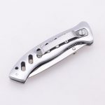Coltelli pieghevoli OEM lama seghettata manico in alluminio scheletrato opzione multi-grafica JLD-20263