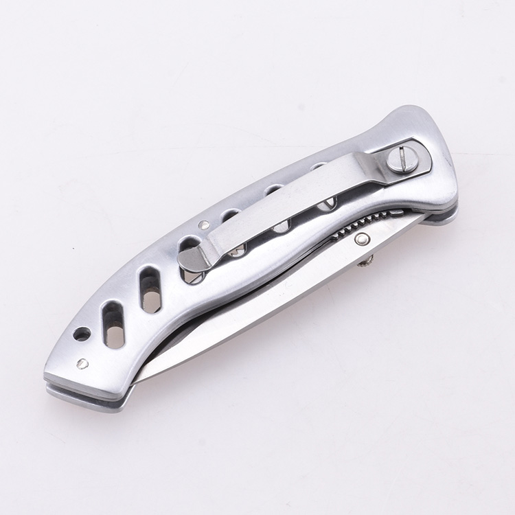 OEM 접는 나이프 톱니 모양의 블레이드 스켈레톤 알루미늄 핸들 멀티 그래픽 옵션 JLD-20263