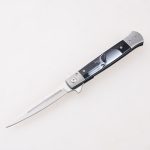 Coltelli pieghevoli OEM manico rivestimento con giunto scorrevole manico a serramanico automatico stiletto baionetta FR-0506
