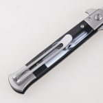 Cuchillos plegables OEM mango de revestimiento de junta deslizante navaja automática stiletto bayoneta FR-0506