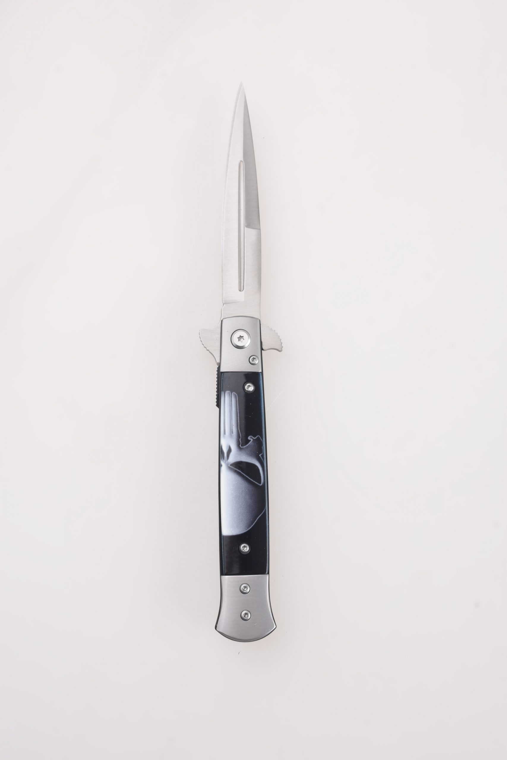 Coltelli pieghevoli OEM manico rivestimento con giunto scorrevole manico a serramanico automatico stiletto baionetta FR-0506