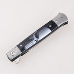 Cuchillos plegables OEM mango de revestimiento de junta deslizante navaja automática stiletto bayoneta FR-0506