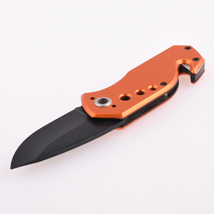 Couteaux pliants OEM pince point lame coupe-ceinture brise-verre utilisation de survie en plein air JLD-801 (O)