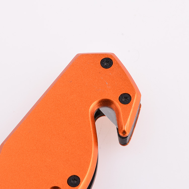 Facas dobráveis oem clip point lâmina cortador de cinto quebra vidro sobrevivência ao ar livre uso JLD-801(O)