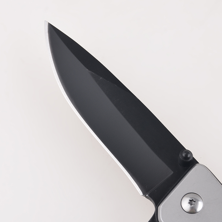 OEM cuchillos plegables ennegrecido perno prisionero forro abierto bloqueo junta deslizante navaja automática FR-0517