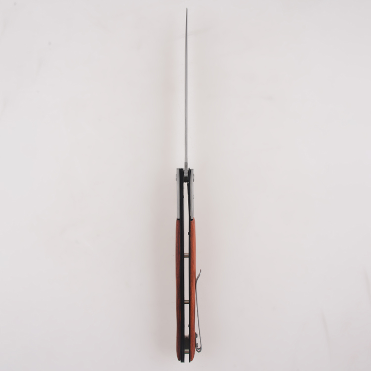 OEM 접는 나이프 긴 나무 손잡이 스틸레토 총검 혈액 그루브 블레이드 슬립 조인트 오픈 FR-0510