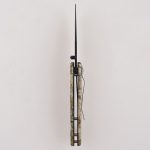 Coltelli pieghevoli OEM Rivestimento per stampa 3D manico annerito tagliafili a lama intarsiato FR-0504