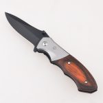 Coltelli pieghevoli OEM dorso che jimping entrambe le mani perno pollice aperto clip point lama FR-0518