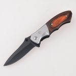 Coltelli pieghevoli OEM dorso che jimping entrambe le mani perno pollice aperto clip point lama FR-0518