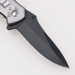 Coltelli pieghevoli OEM dorso che jimping entrambe le mani perno pollice aperto clip point lama FR-0518