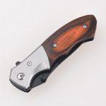 Coltelli pieghevoli OEM dorso che jimping entrambe le mani perno pollice aperto clip point lama FR-0518