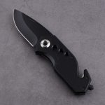 OEM Folding knives stainless steel pocket belt cutter life hammer multi-purpose JLD-801(B)